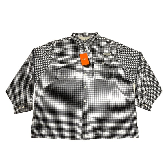 Men HABIT Crayfish Creek L/S River Creek 3XL Medievel Blue UPF Cooling Quick Dry - Picture 1 of 12